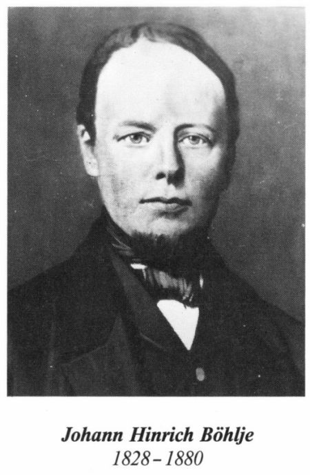 Johann Hinrich Böhlje 1828 1880